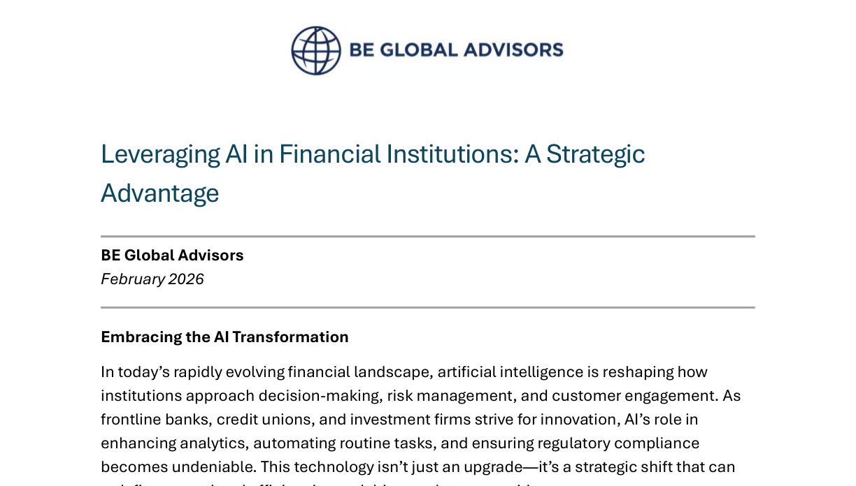 Cover of Leveraging AI: A Strategic Advantage for Financial Institutions