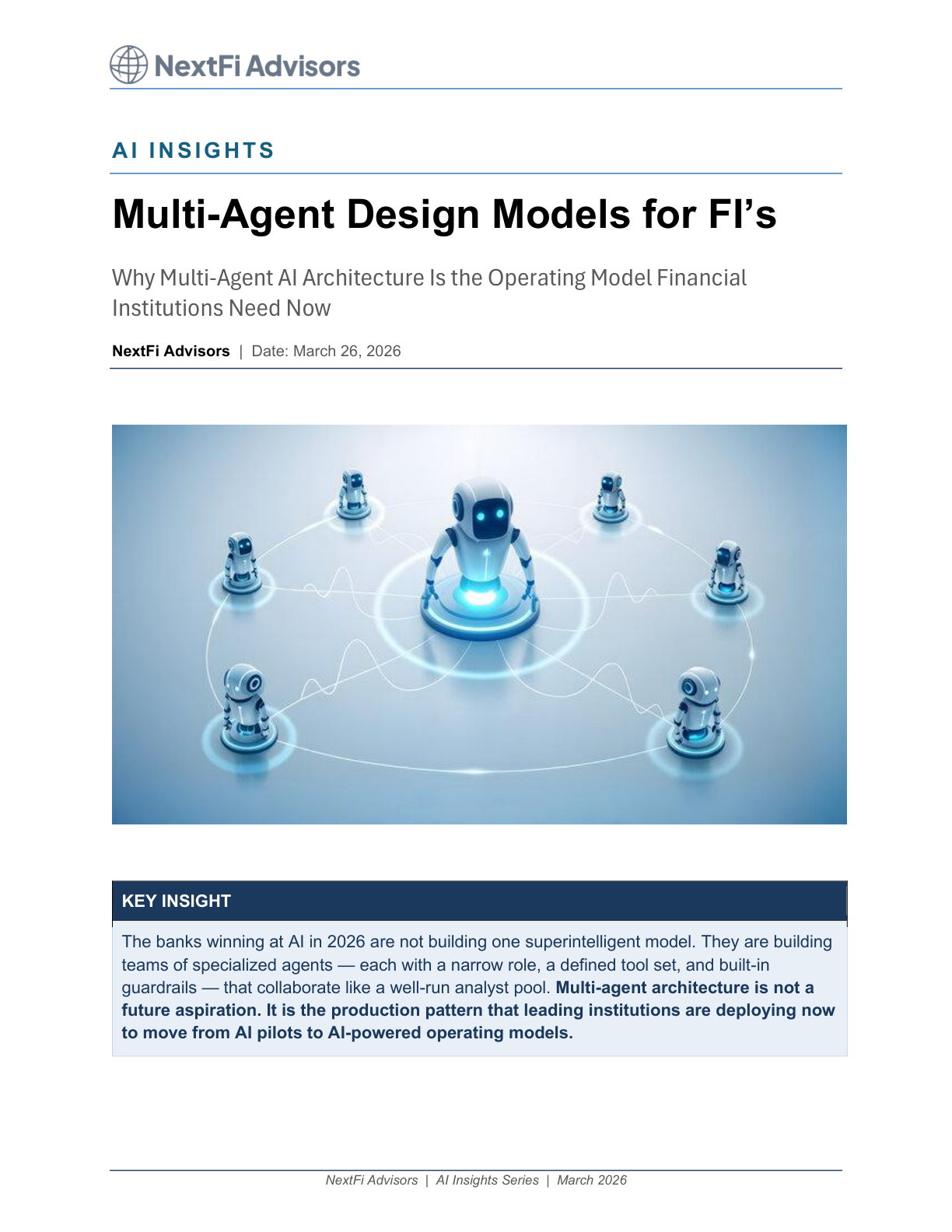 Cover of Multi-Agent Design Models for Financial Institutions
