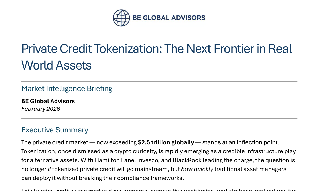 Cover of Private Credit Tokenization: The Next Frontier in Real World Assets